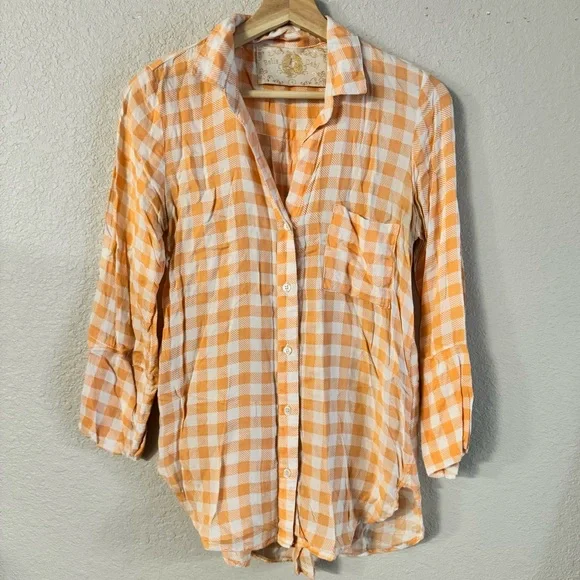 Womens (6) BUNDLE Tanks Shirts T Shirt Spring Casual Basics Camo Gingham small - Picture 4 of 8